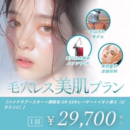 毛穴レス美肌プラン
